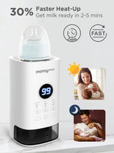 Load image into Gallery viewer, MOMYEASY Bottle Warmer, Fast Baby Bottle Warmer for Breastmilk & Formula, Milk Warmer with Accurate Display Timer, Thaw, Temperature Control 24H Keep Warm and Auto Shutoff