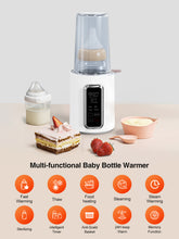 Load image into Gallery viewer, MOMYEASY Bottle Warmer, 2 Min Fast Baby Bottle Warmer for Breastmilk Formula and Baby Food, Steam Heating Bottle Warmer for All Bottles, Accurate Temperature Control with Timer, Auto Shut-Off