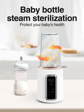 Load image into Gallery viewer, MOMYEASY Bottle Warmer, 2 Min Fast Baby Bottle Warmer for Breastmilk Formula and Baby Food, Steam Heating Bottle Warmer for All Bottles, Accurate Temperature Control with Timer, Auto Shut-Off