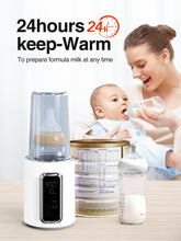 Load image into Gallery viewer, MOMYEASY Bottle Warmer, 2 Min Fast Baby Bottle Warmer for Breastmilk Formula and Baby Food, Steam Heating Bottle Warmer for All Bottles, Accurate Temperature Control with Timer, Auto Shut-Off