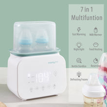 Load image into Gallery viewer, MOMYEASE Baby Bottle Warmer, Fast Bottle Warmer 7-in-1 Food Heater&Defrost with LCD Display, Baby Breast Milk Formula Warmer with 24H Temperature Control