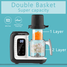 Load image into Gallery viewer, Baby Food Maker, Baby Steam Cooker and Puree Blender, Multifunction Baby Food Processor Chopper Grinder, Baby Food Warmer Mills Machine with Bottle Warmer, Touch Control Panel&Self Cleans
