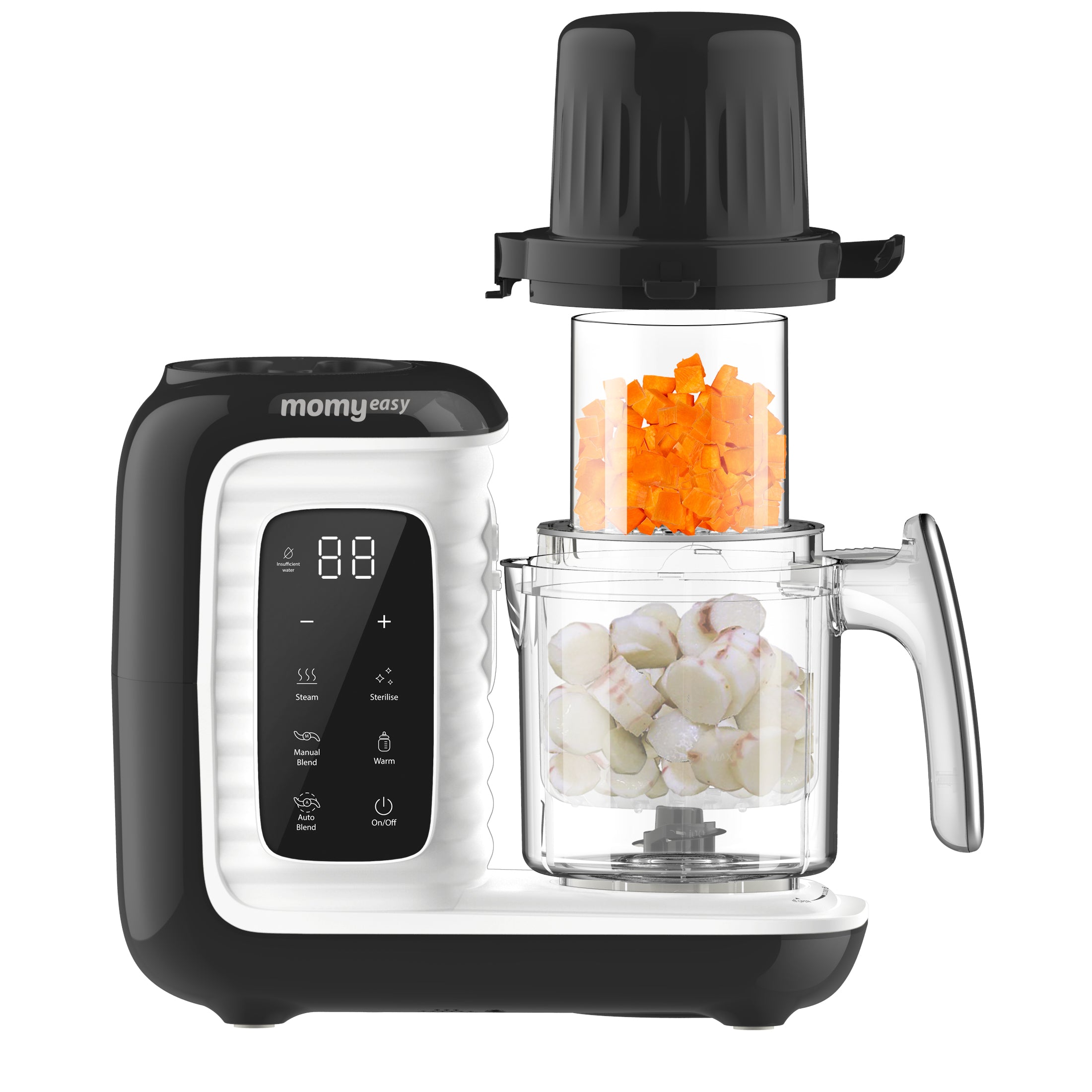 BUAIAHUG Baby Food Maker,10 in 1 Baby Food Processor Puree Machine,  Steamer, Blender, Cooker, Masher, Puree, Keep Warm and Timer,Dishwasher  Safe