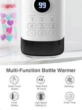 Load image into Gallery viewer, MOMYEASY Bottle Warmer, Fast Baby Bottle Warmer for Breastmilk &amp; Formula, Milk Warmer with Accurate Display Timer, Thaw, Temperature Control 24H Keep Warm and Auto Shutoff
