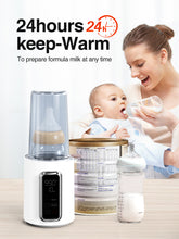 Load image into Gallery viewer, MOMYEASY Bottle Warmer, 2 Min Fast Baby Bottle Warmer for Breastmilk Formula and Baby Food, Steam Heating Bottle Warmer for All Bottles, Accurate Temperature Control with Timer, Auto Shut-Off
