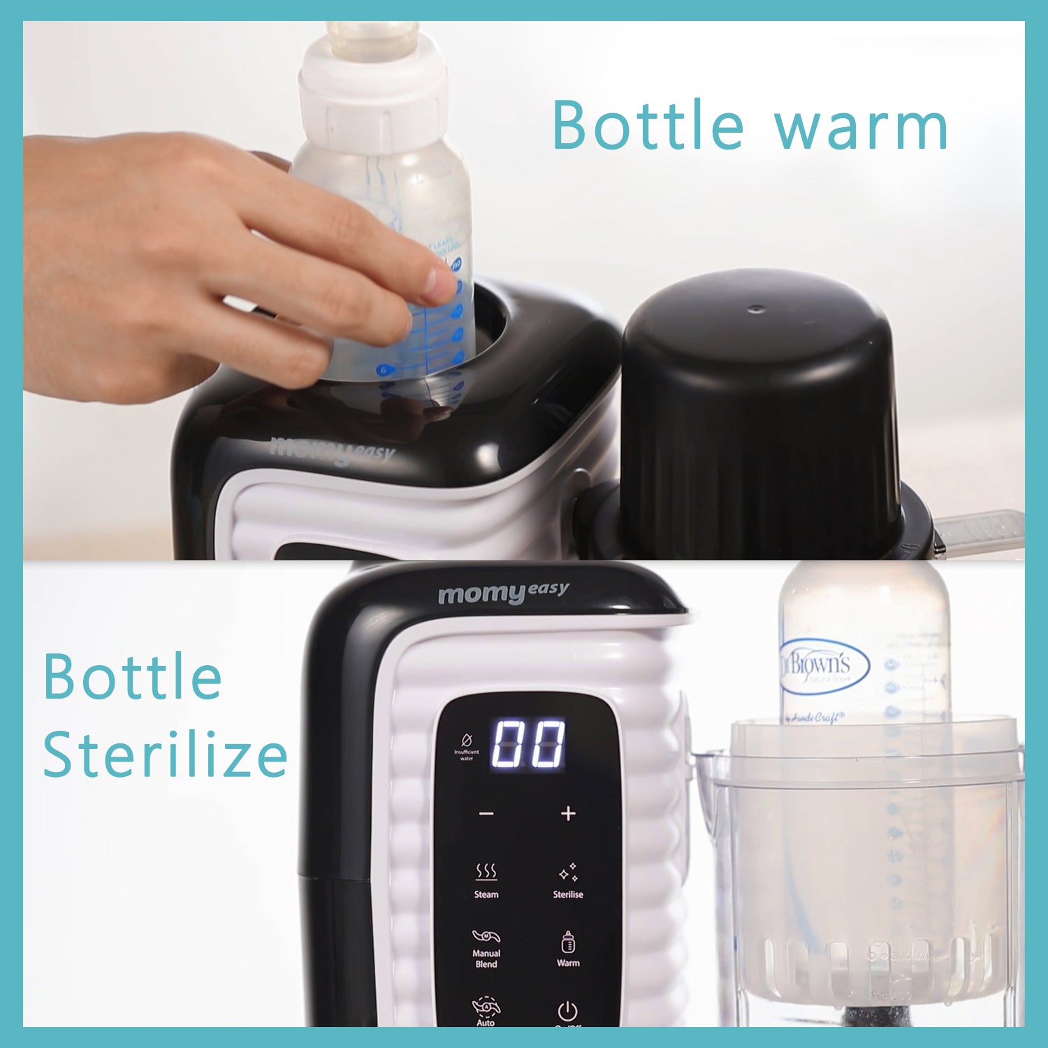 Baby Food Maker, Baby Steam Cooker and Puree Blender  display picture 1